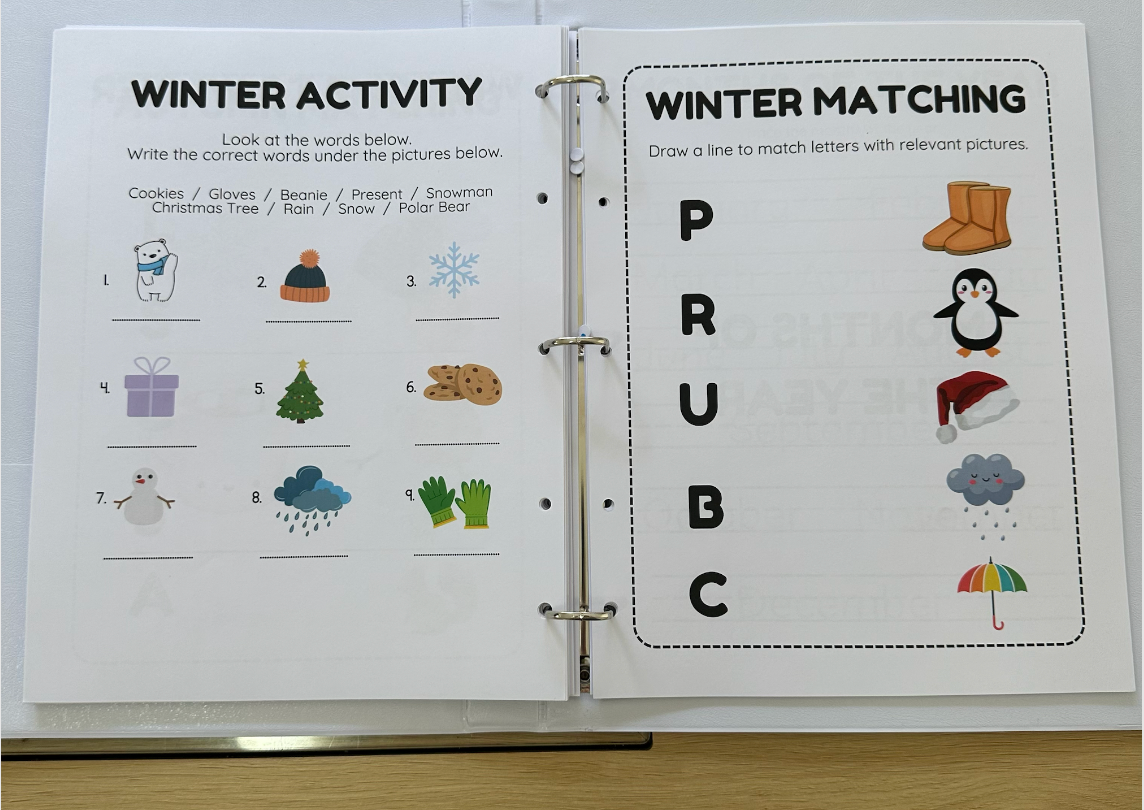 Shapes, Seasons & Months Activity Workbook