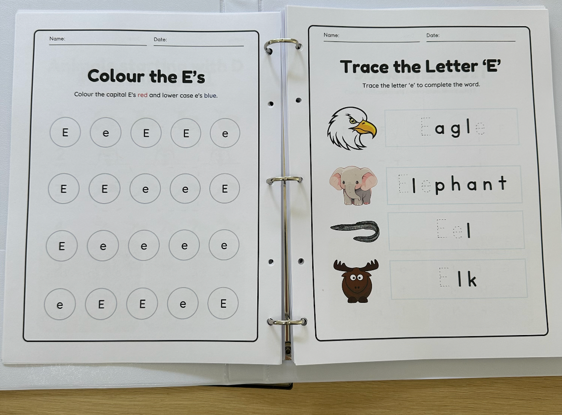 ABC's & Colours Activity Workbook