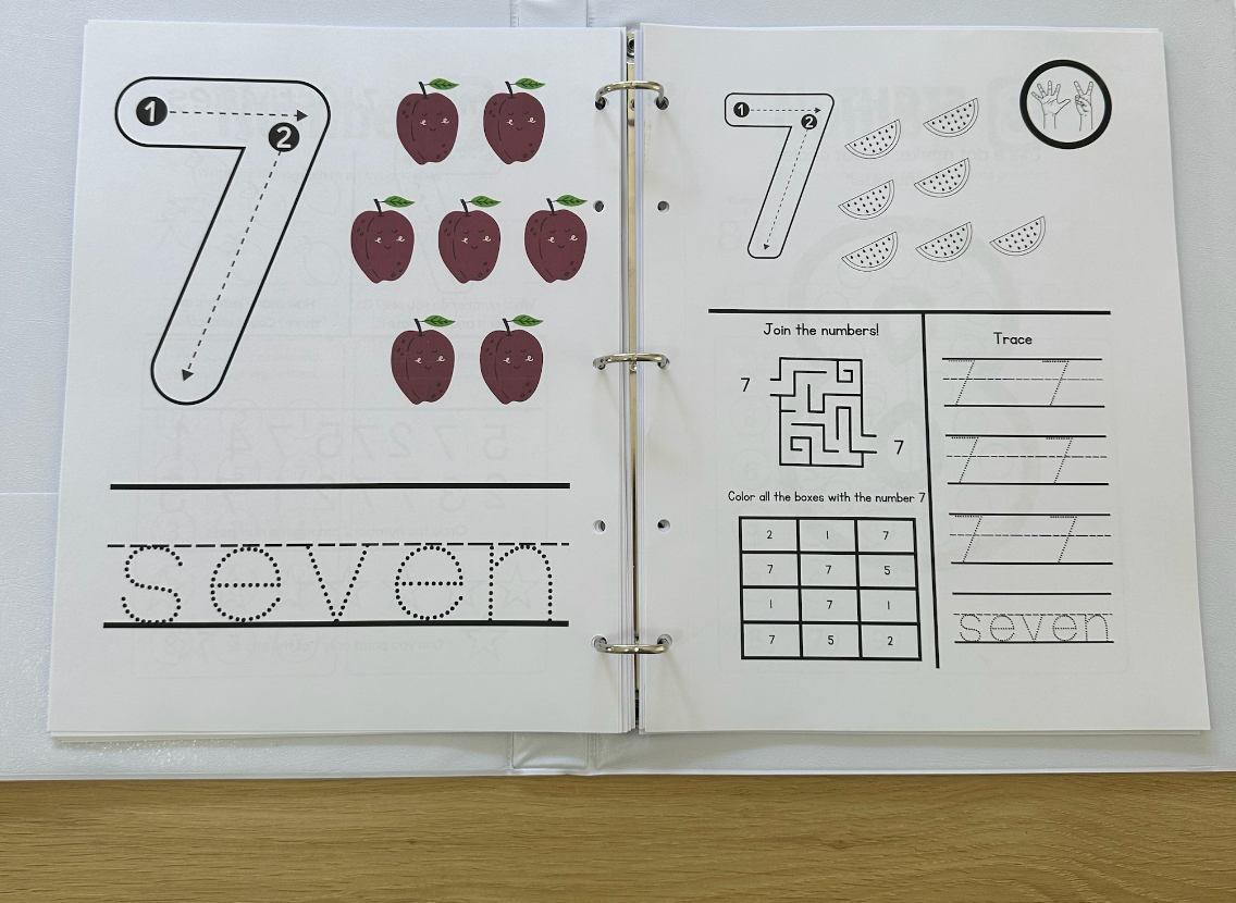 Counting & Numbers Activity Workbook