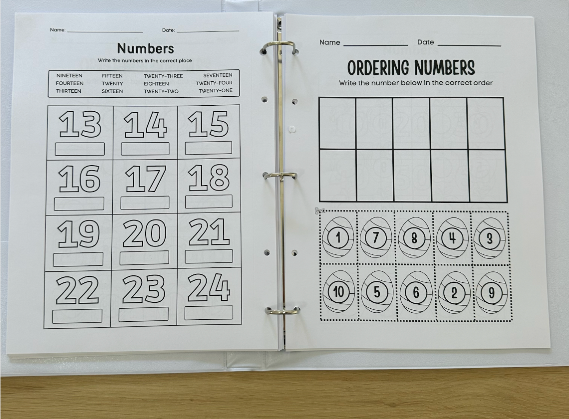 Counting & Numbers Activity Workbook