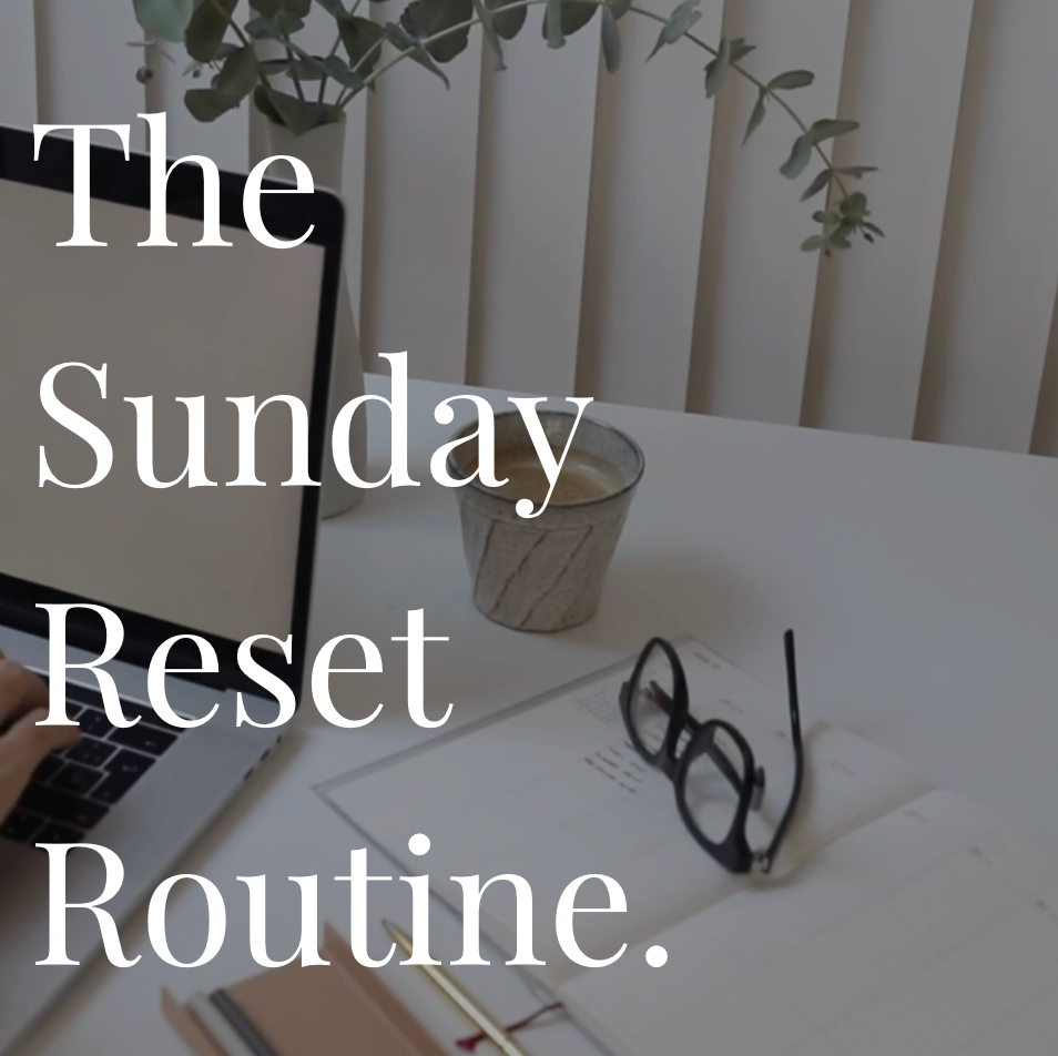 The Sunday Reset Routine
