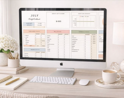 Pretty Organised Budget Spreadsheet