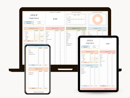 Pretty Organised Budget Spreadsheet