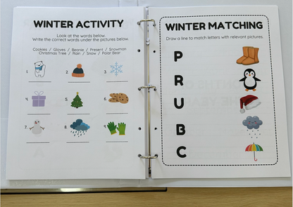Shapes, Seasons & Months Activity Workbook