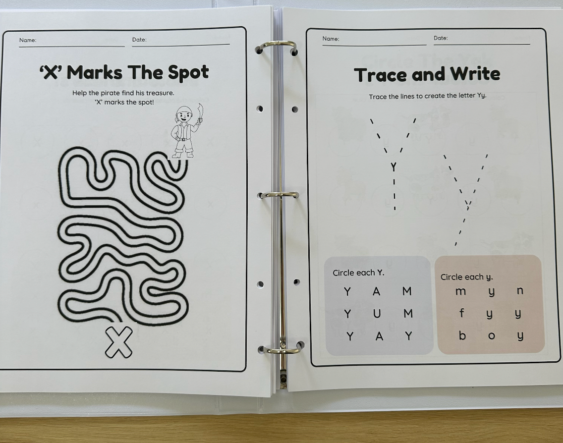 ABC's & Colours Activity Workbook
